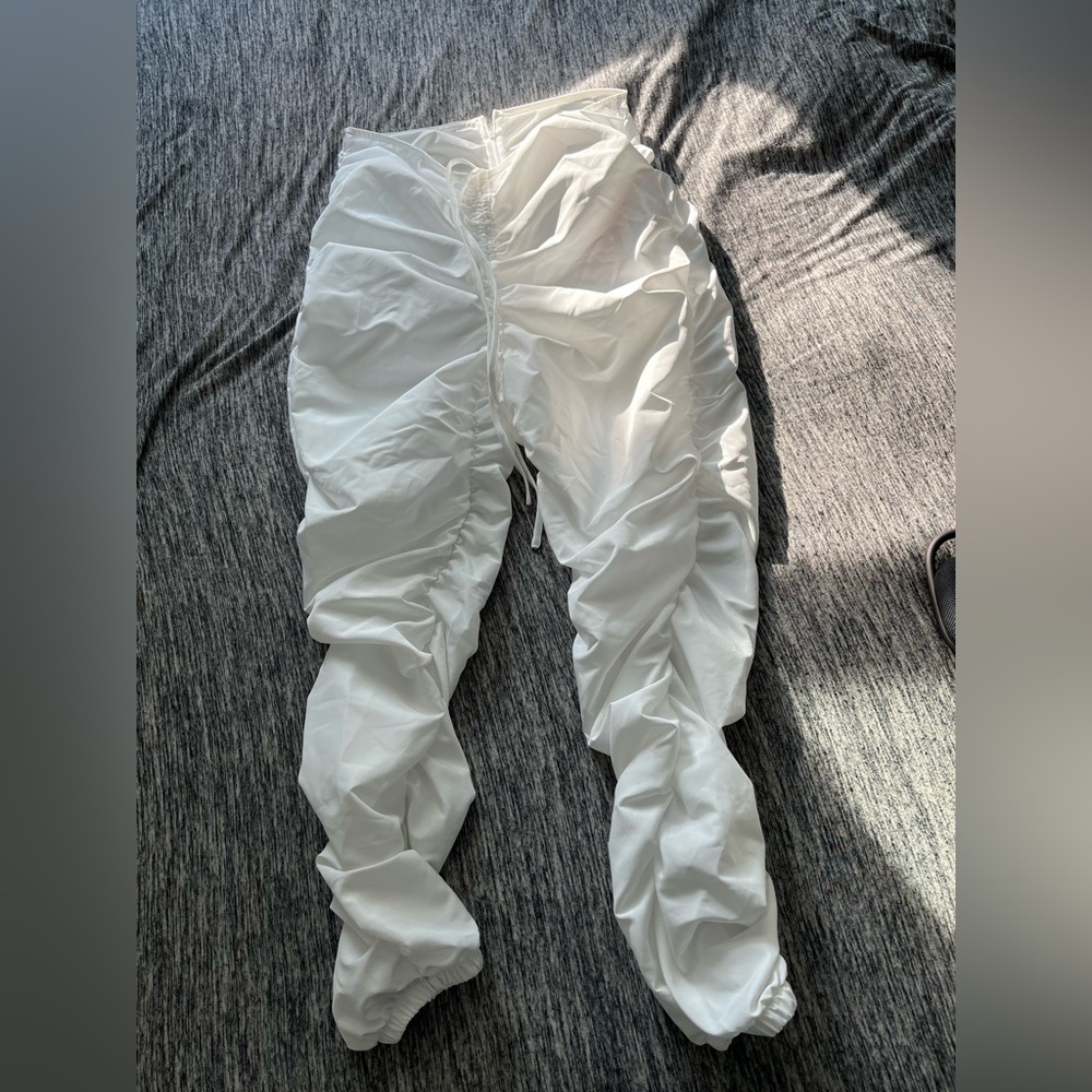 SHEIN | White Parachute Pants